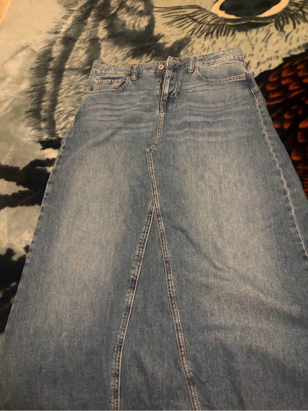 Lucky Brand Light Blue Denim Skirt
